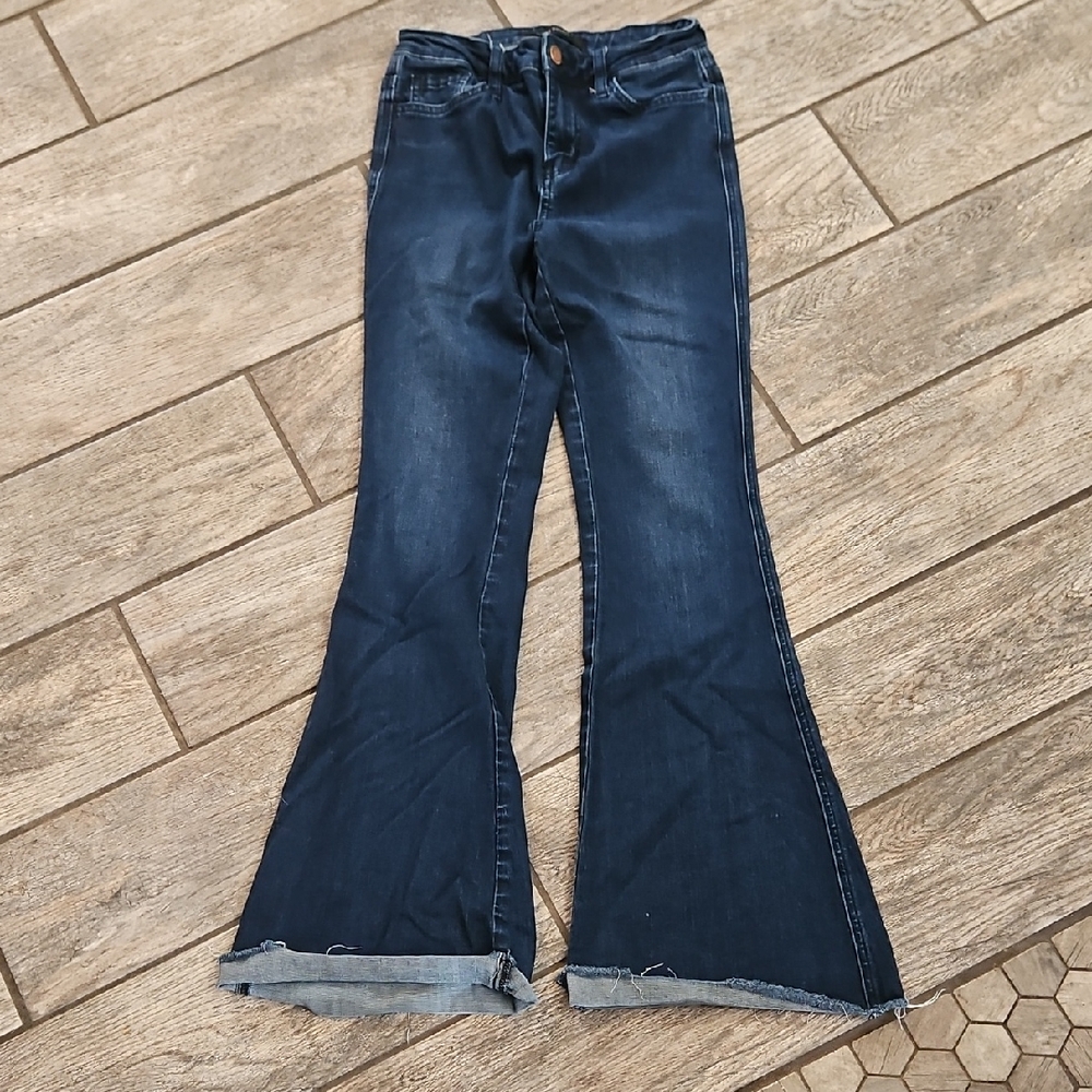Flying Monkey High Rise Flared Leg Jeans Size 24